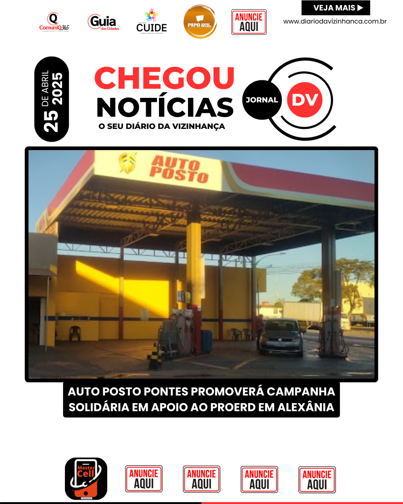 AUTO POSTO PONTES PROMOVERÁ CAMPANHA SOLIDÁRIA EM APOIO AO PROERD EM ALEXÂNIA