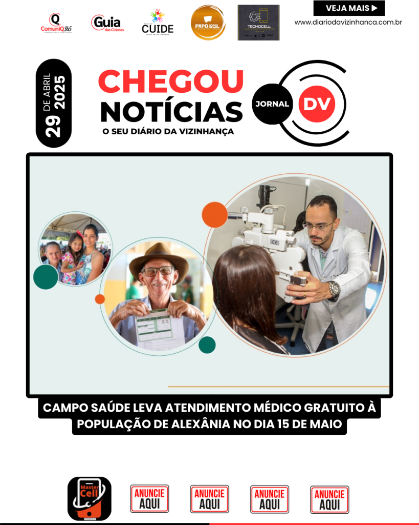 CAMPO SAÚDE LEVA ATENDIMENTO MÉDICO GRATUITO À POPULAÇÃO DE ALEXÂNIA NO DIA 15 DE MAIO