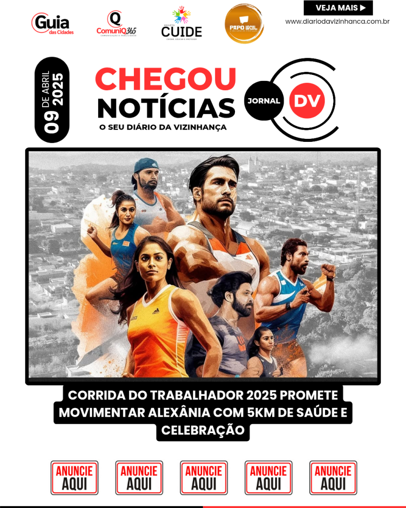 CORRIDA DO TRABALHADOR 2025 PROMETE MOVIMENTAR ALEXÂNIA COM 5KM DE SAÚDE E CELEBRAÇÃO