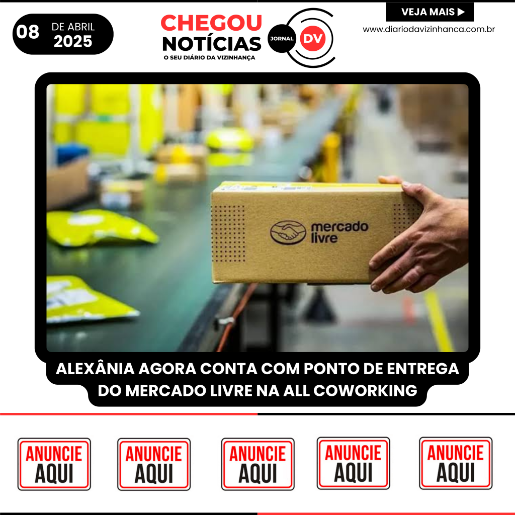 ALEXÂNIA AGORA CONTA COM PONTO DE ENTREGA DO MERCADO LIVRE NA ALL COWORKING