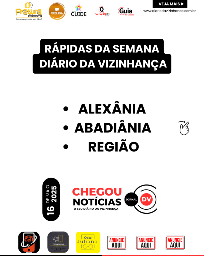 CONFIRA AS RÁPIDAS DA SEMANA!