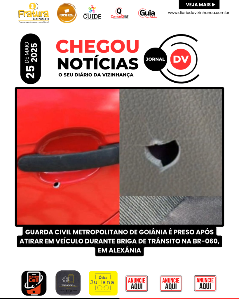 GUARDA CIVIL METROPOLITANO DE GOIÂNIA É PRESO APÓS ATIRAR EM VEÍCULO DURANTE BRIGA DE TRÂNSITO NA BR-060, EM ALEXÂNIA