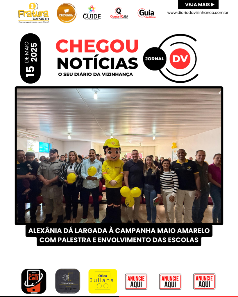 ALEXÂNIA DÁ LARGADA À CAMPANHA MAIO AMARELO COM PALESTRA E ENVOLVIMENTO DAS ESCOLAS