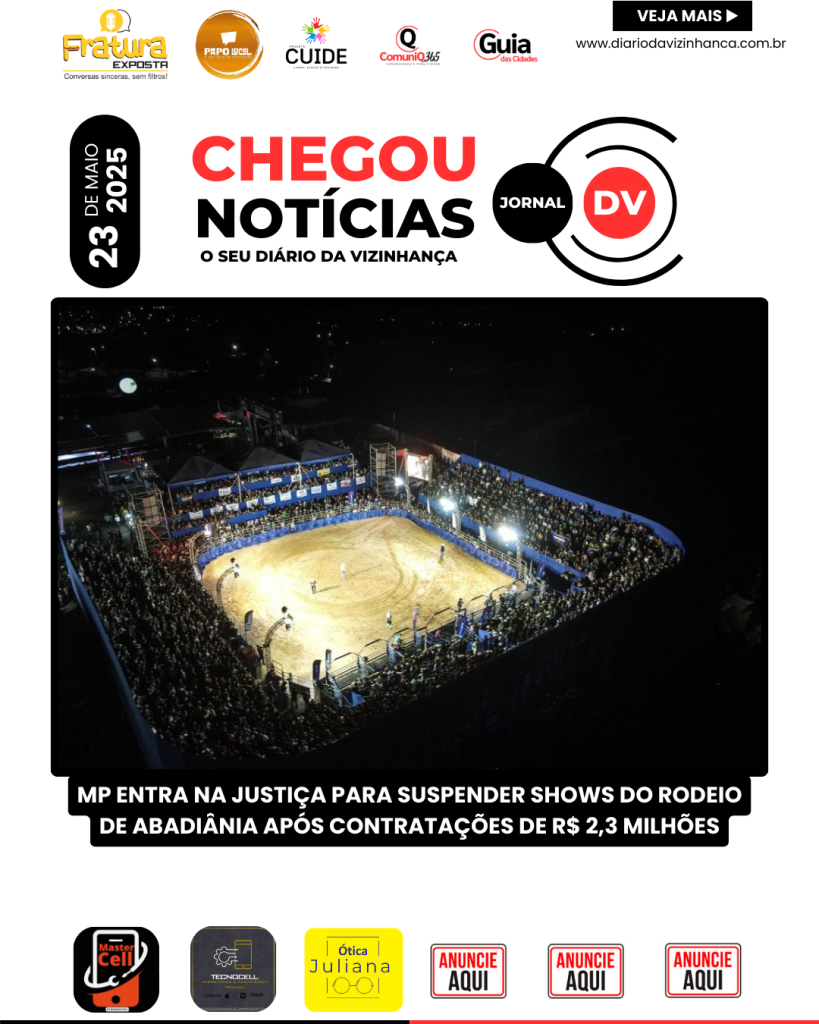 MP ENTRA NA JUSTIÇA PARA SUSPENDER SHOWS DO RODEIO DE ABADIÂNIA APÓS CONTRATAÇÕES DE R$ 2,3 MILHÕES