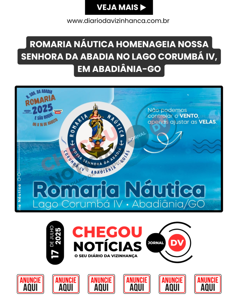ROMARIA NÁUTICA HOMENAGEIA NOSSA SENHORA DA ABADIA NO LAGO CORUMBÁ IV, EM ABADIÂNIA-GO