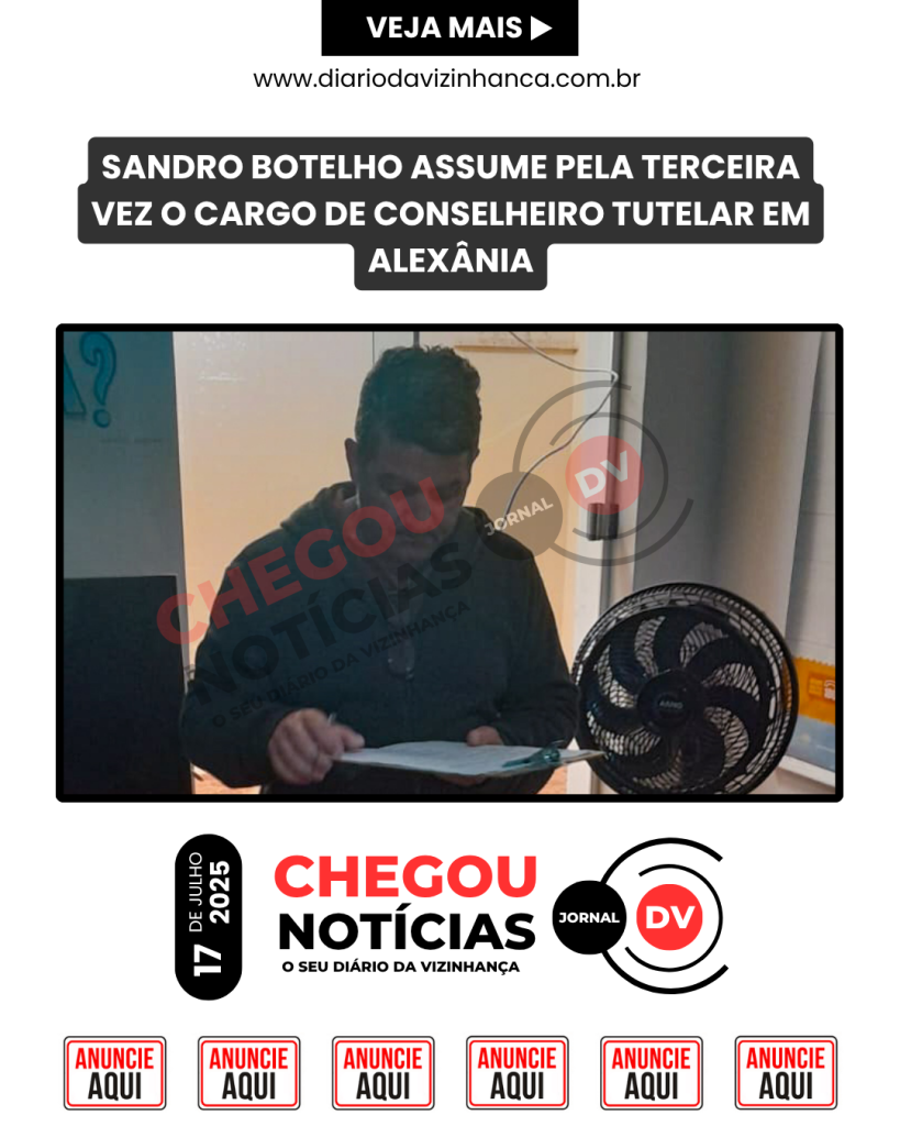 SANDRO BOTELHO ASSUME PELA TERCEIRA VEZ O CARGO DE CONSELHEIRO TUTELAR EM ALEXÂNIA