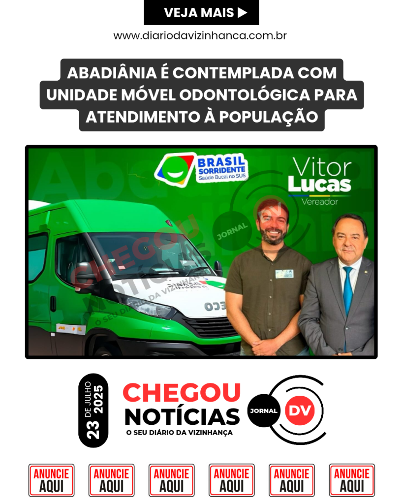 ABADIÂNIA É CONTEMPLADA COM UNIDADE MÓVEL ODONTOLÓGICA PARA ATENDIMENTO À POPULAÇÃO