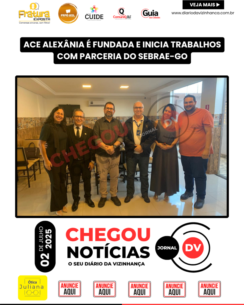 ACE ALEXÂNIA É FUNDADA E INICIA TRABALHOS COM PARCERIA DO SEBRAE-GO