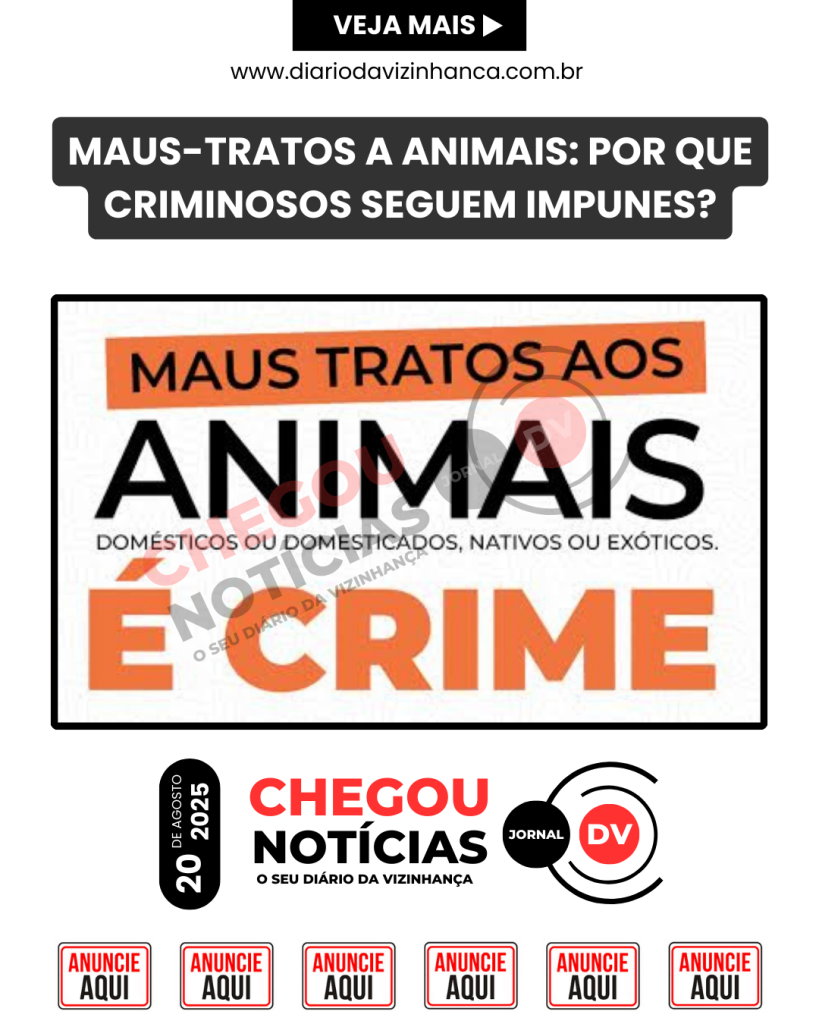 MAUS-TRATOS A ANIMAIS: POR QUE CRIMINOSOS SEGUEM IMPUNES?