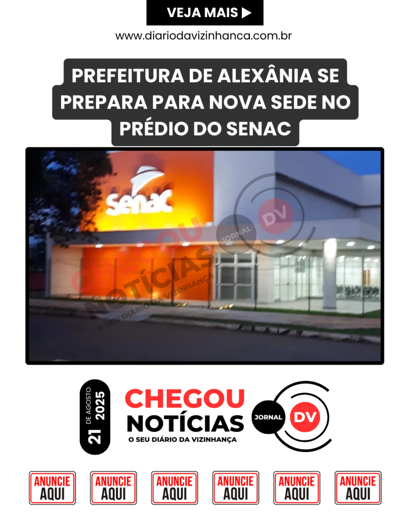 PREFEITURA DE ALEXÂNIA SE PREPARA PARA NOVA SEDE NO PRÉDIO DO SENAC