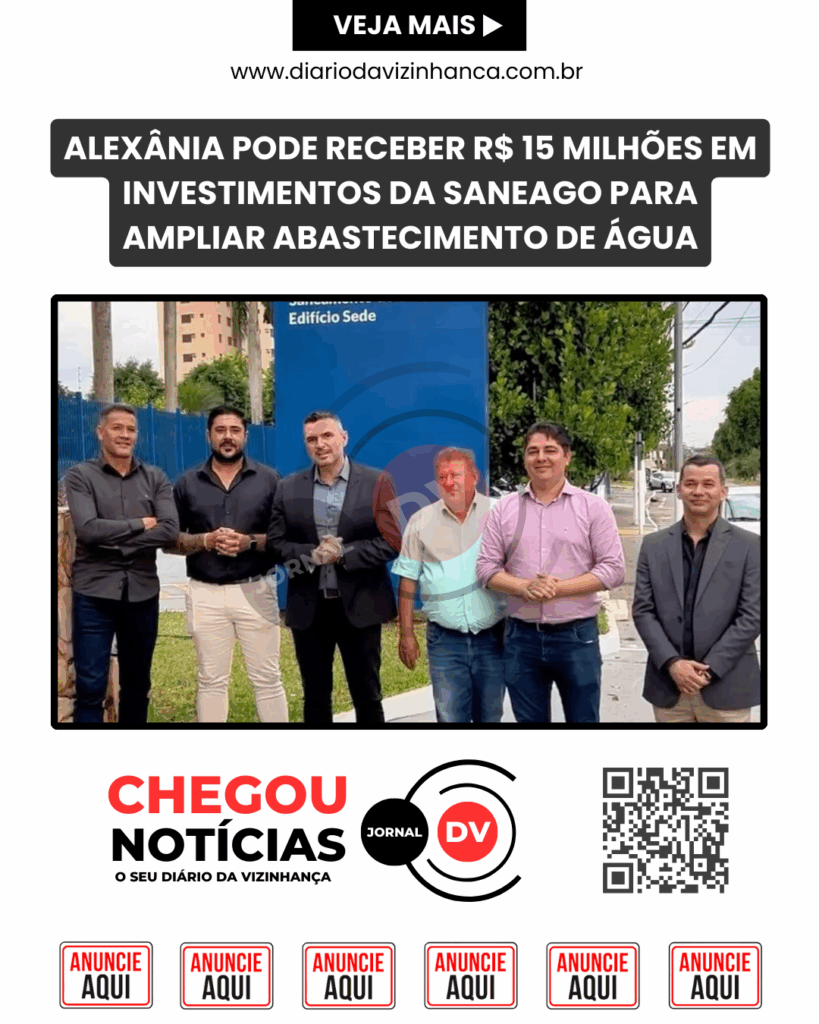 ALEXÂNIA PODE RECEBER R$ 15 MILHÕES EM INVESTIMENTOS DA SANEAGO PARA AMPLIAR ABASTECIMENTO DE ÁGUA