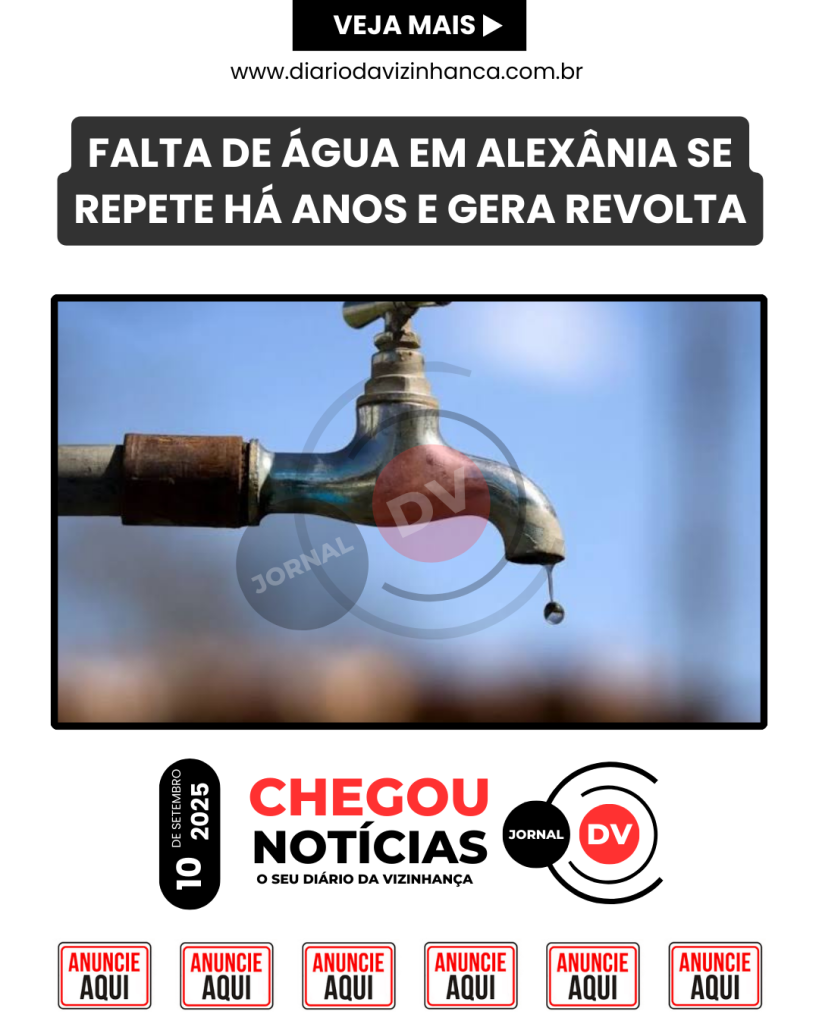 FALTA DE ÁGUA EM ALEXÂNIA SE REPETE HÁ ANOS E GERA REVOLTA