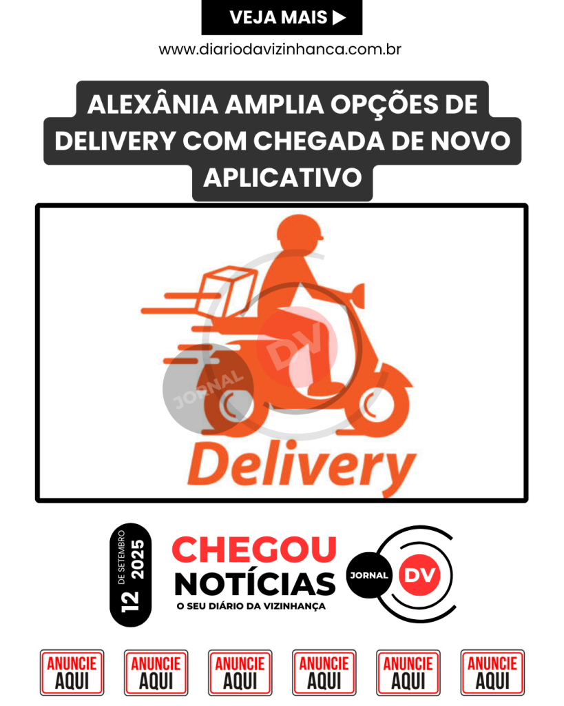 ALEXÂNIA AMPLIA OPÇÕES DE DELIVERY COM CHEGADA DE NOVO APLICATIVO