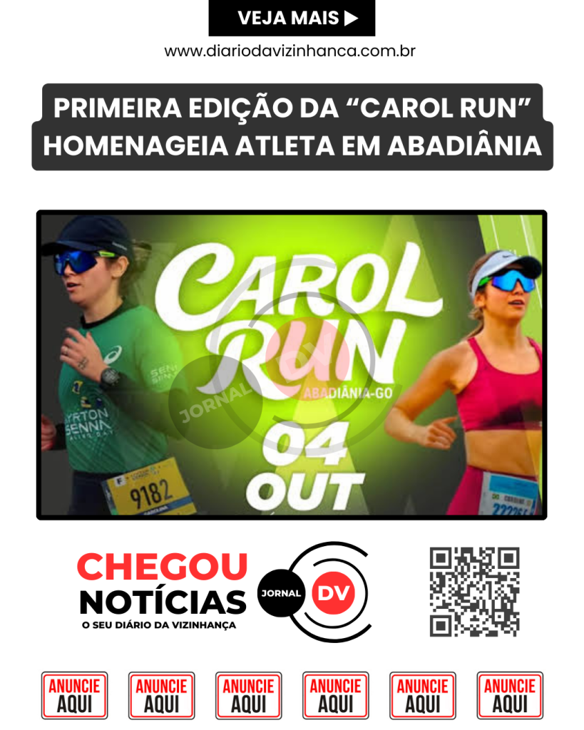 PRIMEIRA EDIÇÃO DA “CAROL RUN” HOMENAGEIA ATLETA EM ABADIÂNIA