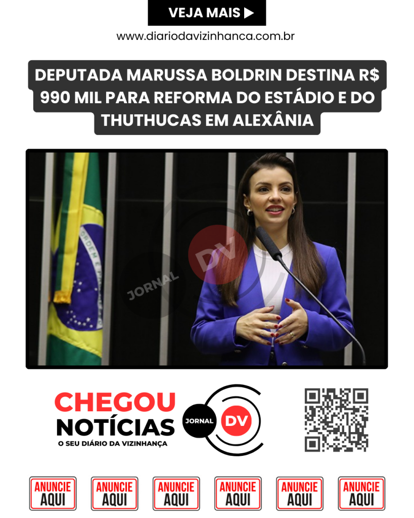 DEPUTADA MARUSSA BOLDRIN DESTINA R$ 990 MIL PARA REFORMA DO ESTÁDIO E DO THUTHUCAS EM ALEXÂNIA