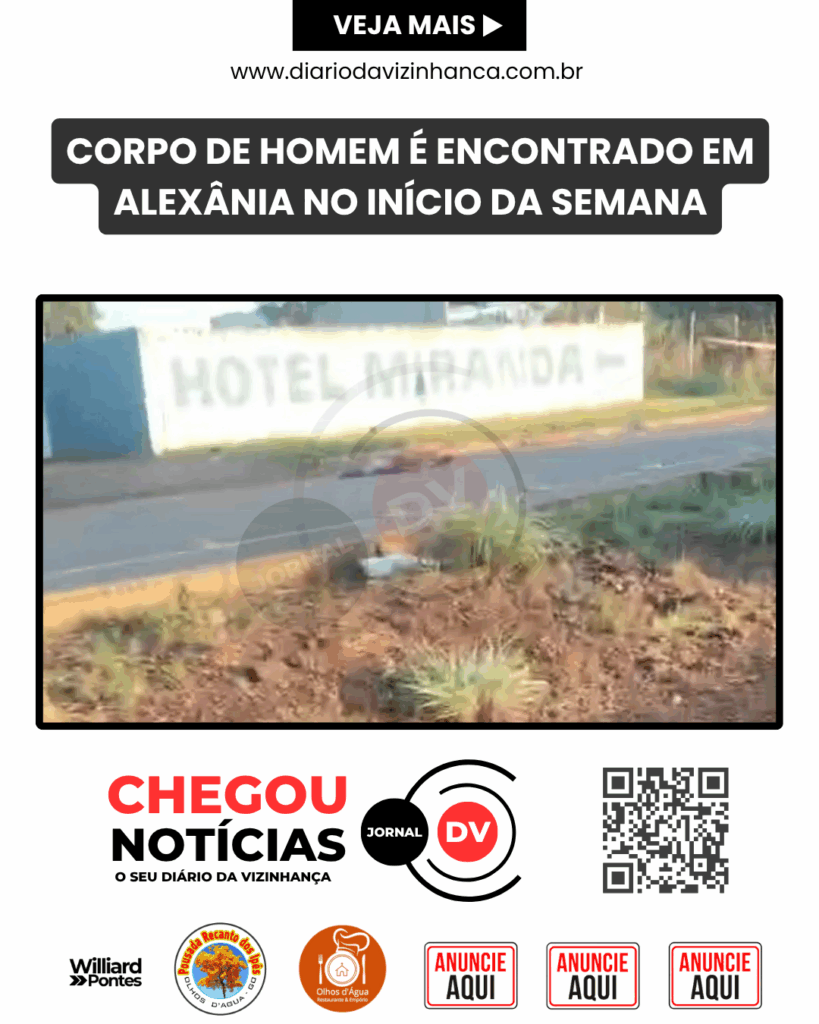 CORPO DE HOMEM É ENCONTRADO EM ALEXÂNIA NO INÍCIO DA SEMANA