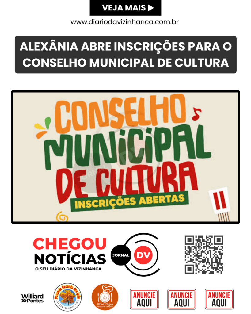 ALEXÂNIA ABRE INSCRIÇÕES PARA O CONSELHO MUNICIPAL DE CULTURA