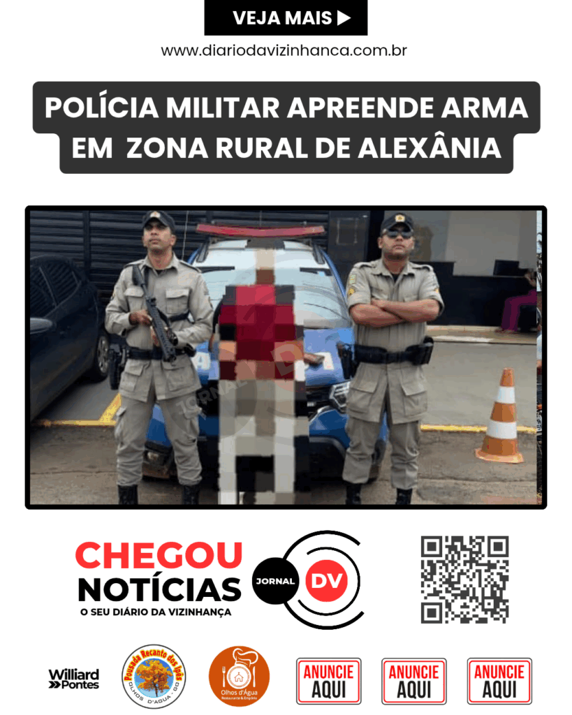 POLÍCIA MILITAR APREENDE ARMA EM  ZONA RURAL DE ALEXÂNIA