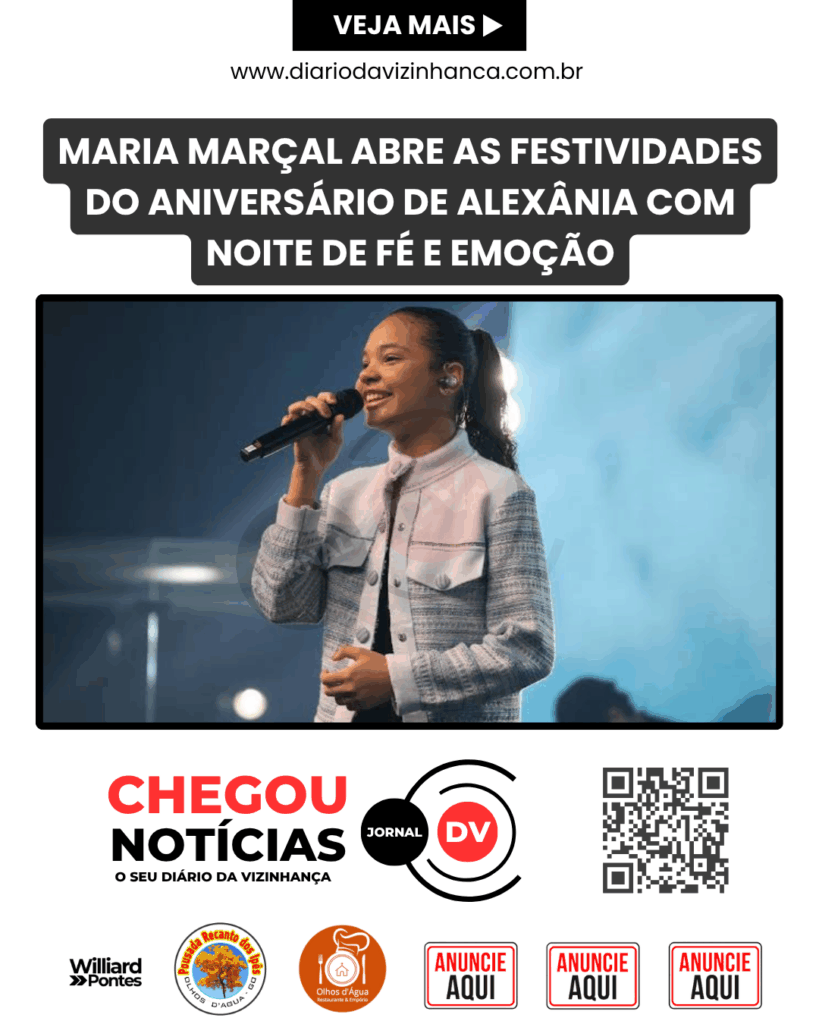 MARIA MARÇAL ABRE AS FESTIVIDADES DO ANIVERSÁRIO DE ALEXÂNIA COM NOITE DE FÉ E EMOÇÃO
