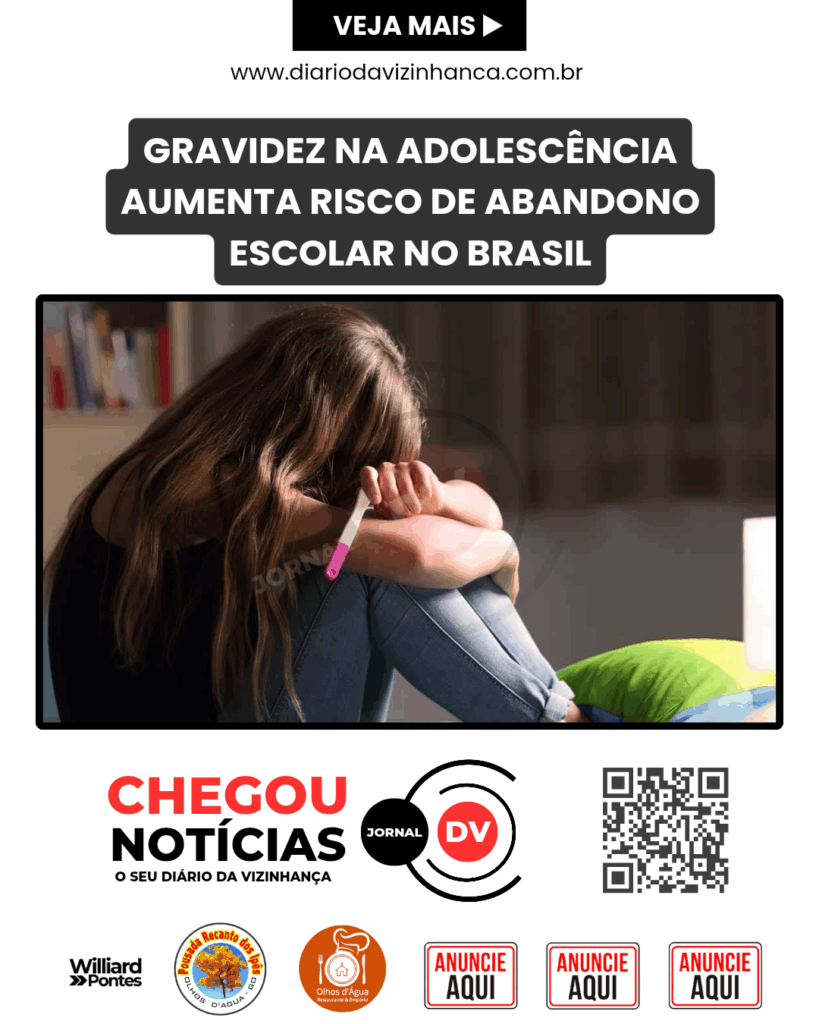 GRAVIDEZ NA ADOLESCÊNCIA AUMENTA RISCO DE ABANDONO ESCOLAR NO BRASIL