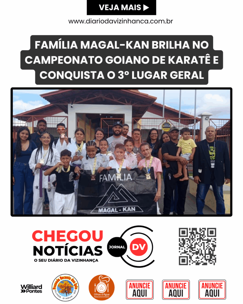 FAMÍLIA MAGAL-KAN BRILHA NO CAMPEONATO GOIANO DE KARATÊ E CONQUISTA O 3º LUGAR GERAL