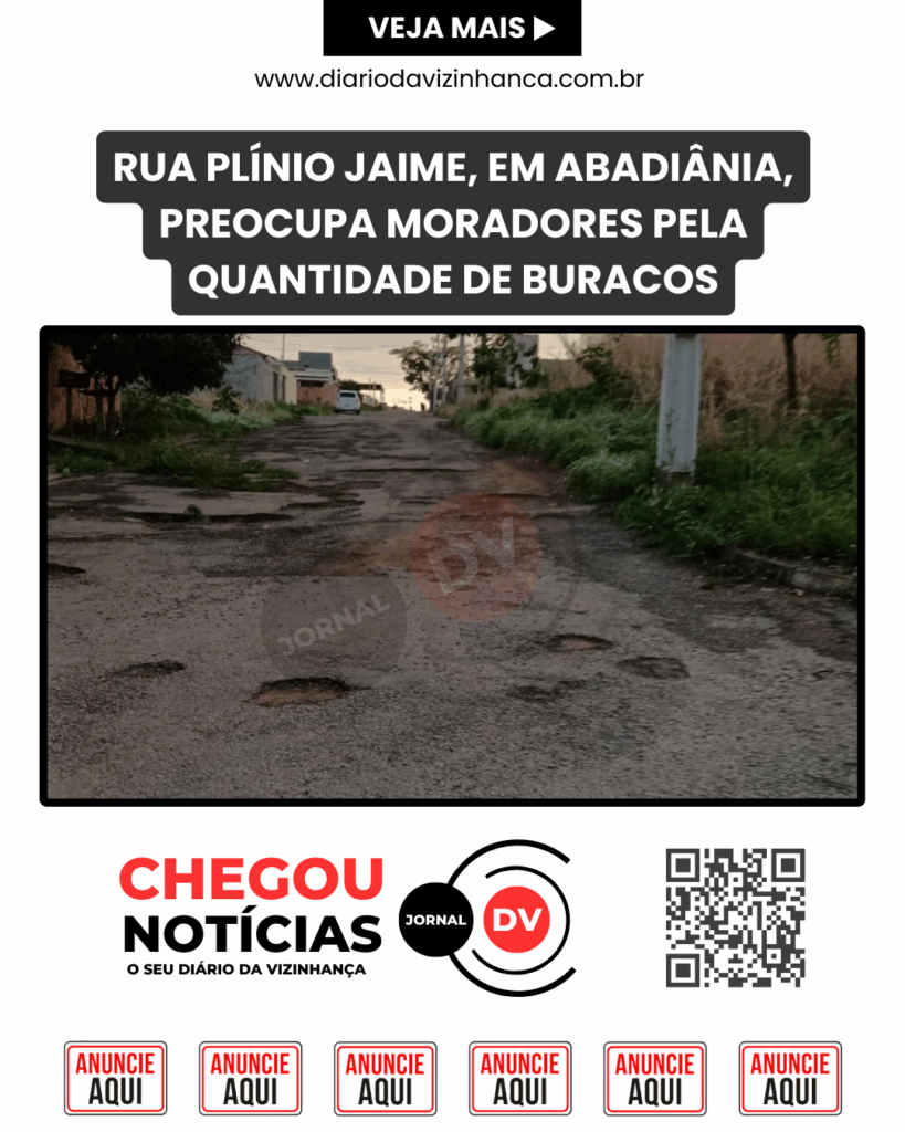 RUA PLÍNIO JAIME, EM ABADIÂNIA, PREOCUPA MORADORES PELA QUANTIDADE DE BURACOS