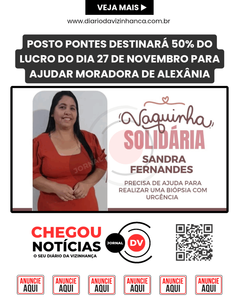 POSTO PONTES DESTINARÁ 50% DO LUCRO DO DIA 27 DE NOVEMBRO PARA AJUDAR MORADORA DE ALEXÂNIA