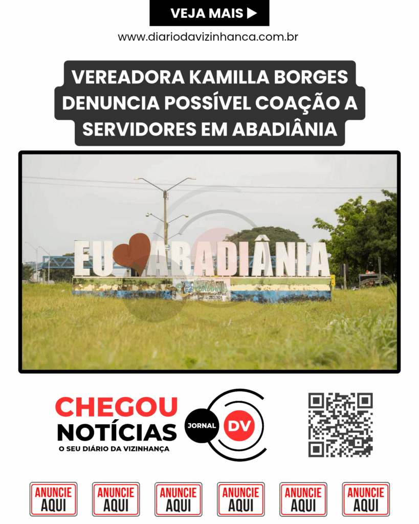 VEREADORA KAMILLA BORGES DENUNCIA POSSÍVEL COAÇÃO A SERVIDORES EM ABADIÂNIA