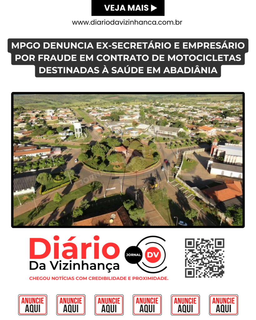 MPGO DENUNCIA EX-SECRETÁRIO E EMPRESÁRIO POR FRAUDE EM CONTRATO DE MOTOCICLETAS DESTINADAS À SAÚDE EM ABADIÂNIA