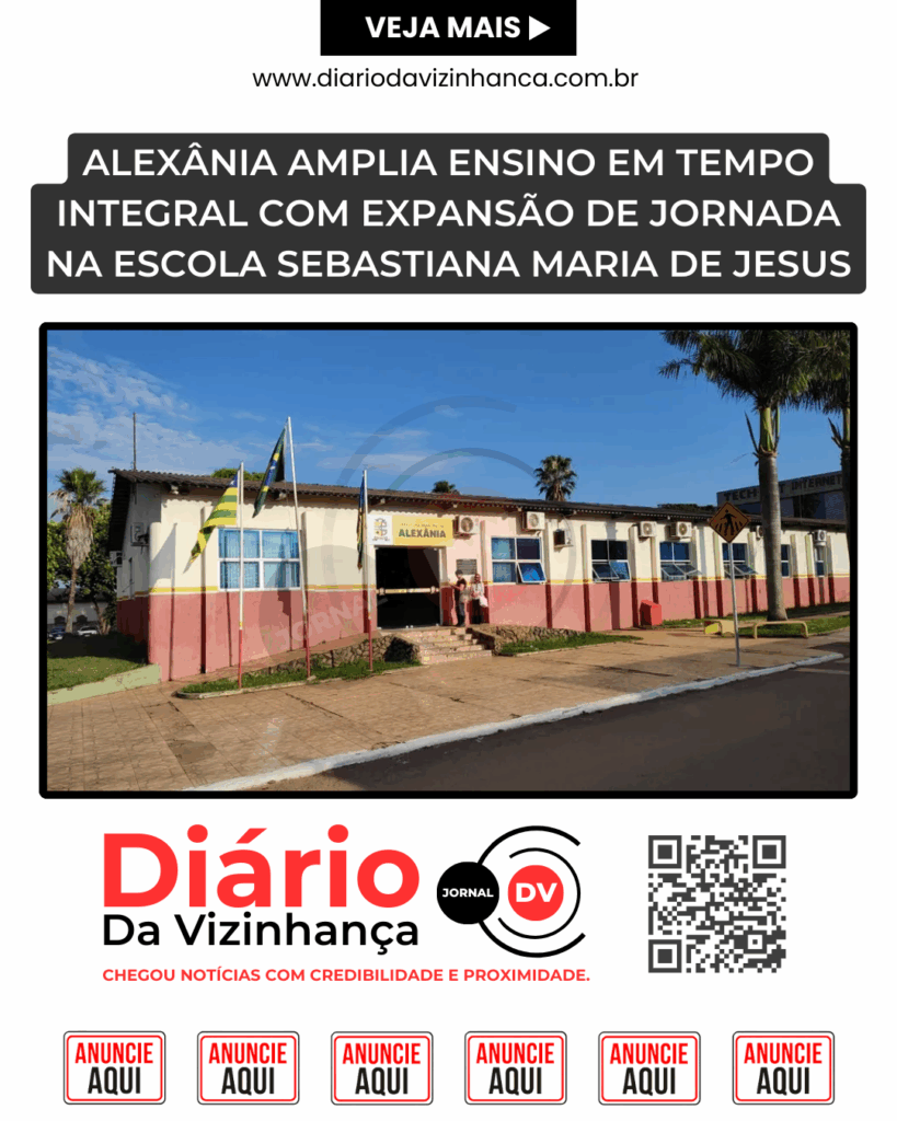 ALEXÂNIA AMPLIA ENSINO EM TEMPO INTEGRAL COM EXPANSÃO DE JORNADA NA ESCOLA SEBASTIANA MARIA DE JESUS