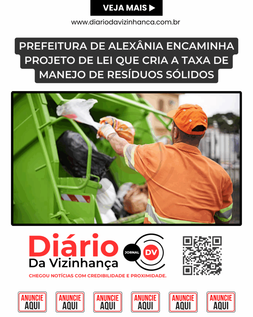 PREFEITURA DE ALEXÂNIA ENCAMINHA PROJETO DE LEI QUE CRIA A TAXA DE MANEJO DE RESÍDUOS SÓLIDOS