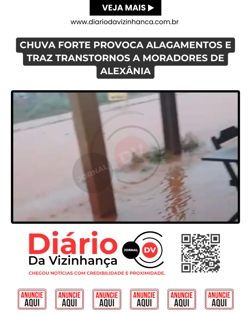 CHUVA FORTE PROVOCA ALAGAMENTOS E TRAZ TRANSTORNOS A MORADORES DE ALEXÂNIA