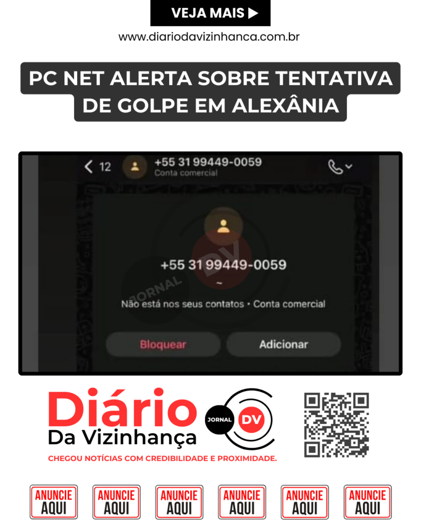 PC NET INTERNET ALERTA SOBRE TENTATIVA DE GOLPE EM ALEXÂNIA