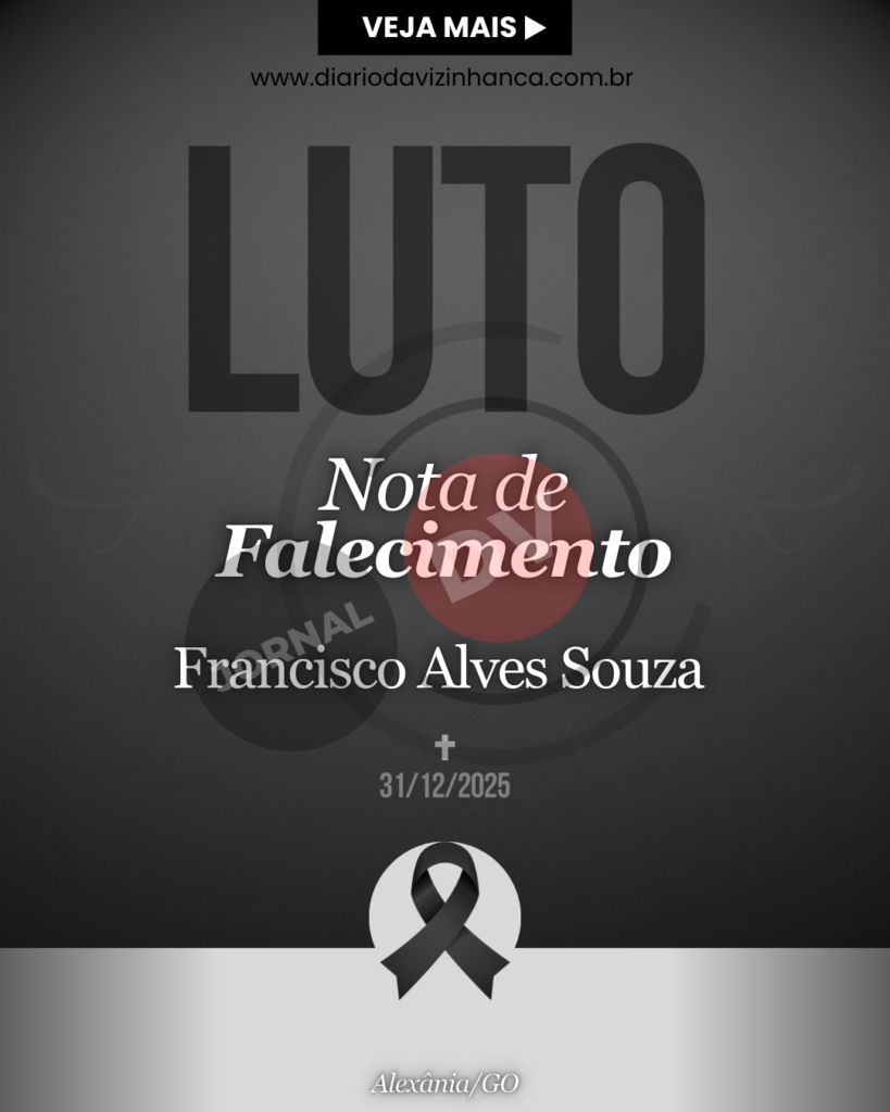 NOTA DE PESAR PELO FALECIMENTO DE FRANCISCO ALVES SOUZA