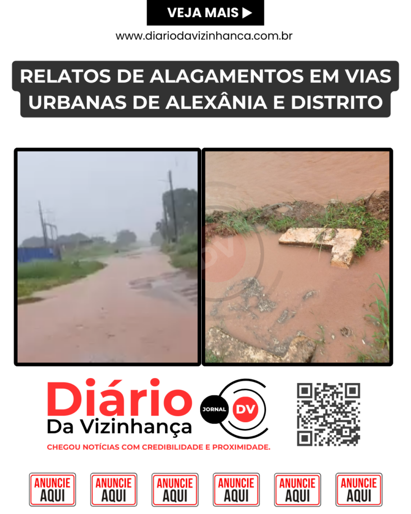 RELATOS DE ALAGAMENTOS EM VIAS URBANAS DE ALEXÂNIA E DISTRITO