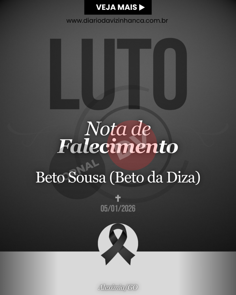 NOTA DE PESAR PELO FALECIMENTO DE BETO SOUSA