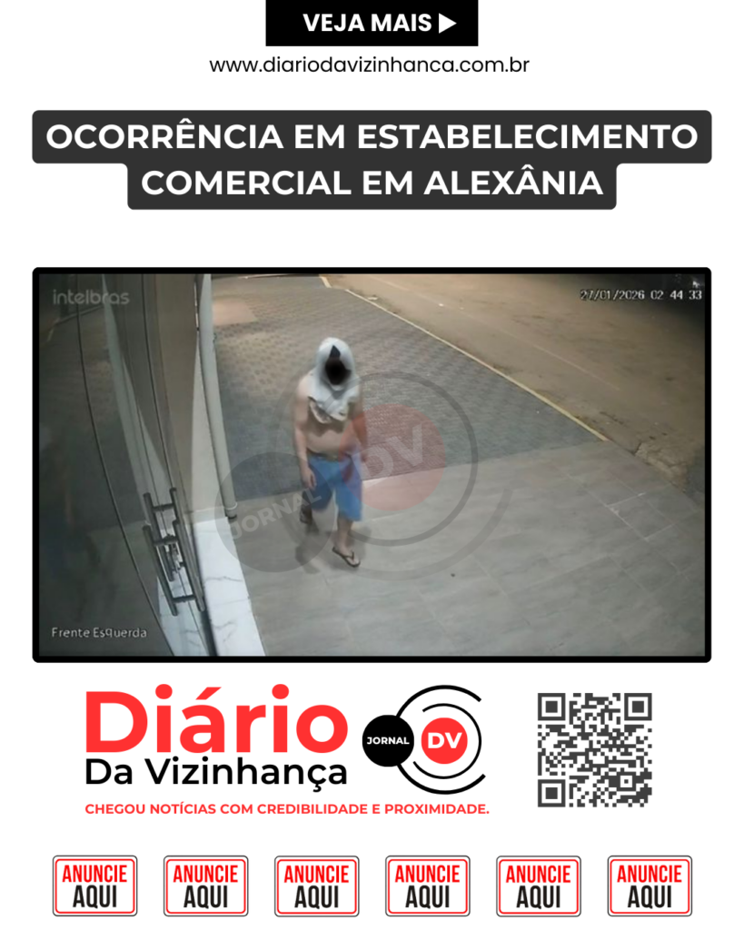 OCORRÊNCIA EM ESTABELECIMENTO COMERCIAL EM ALEXÂNIA