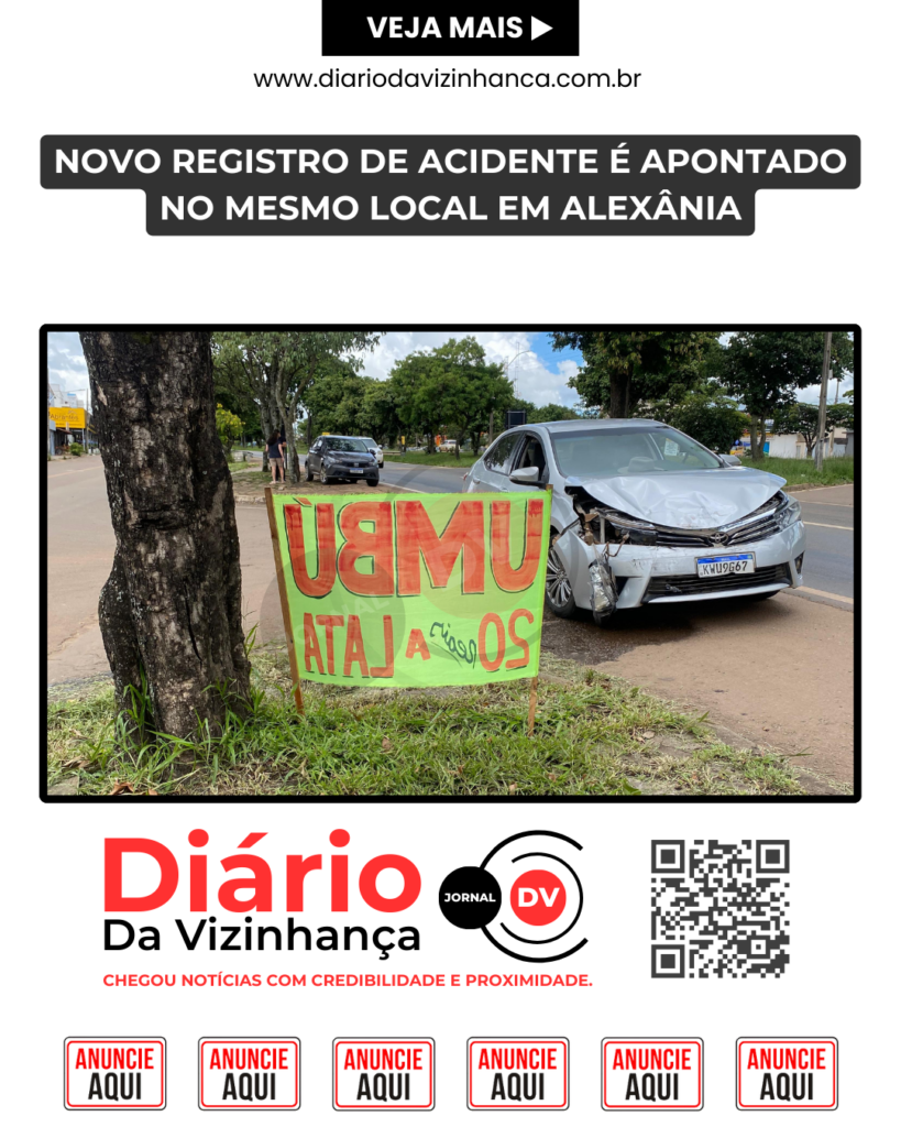 NOVO REGISTRO DE ACIDENTE É APONTADO NO MESMO LOCAL EM ALEXÂNIA