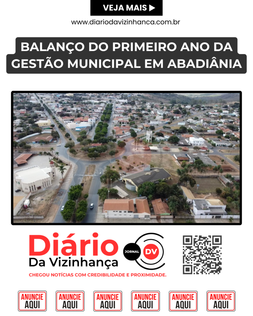 BALANÇO DO PRIMEIRO ANO DA GESTÃO MUNICIPAL EM ABADIÂNIA