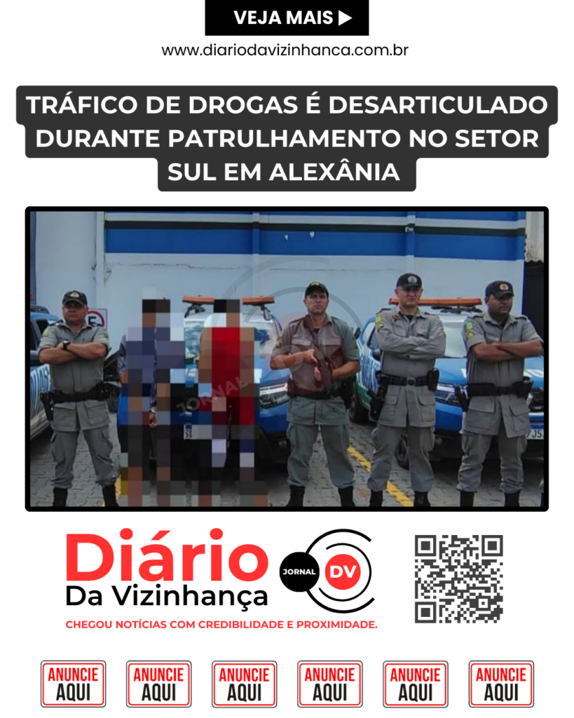 TRÁFICO DE DROGAS É DESARTICULADO DURANTE PATRULHAMENTO NO SETOR SUL EM ALEXÂNIA