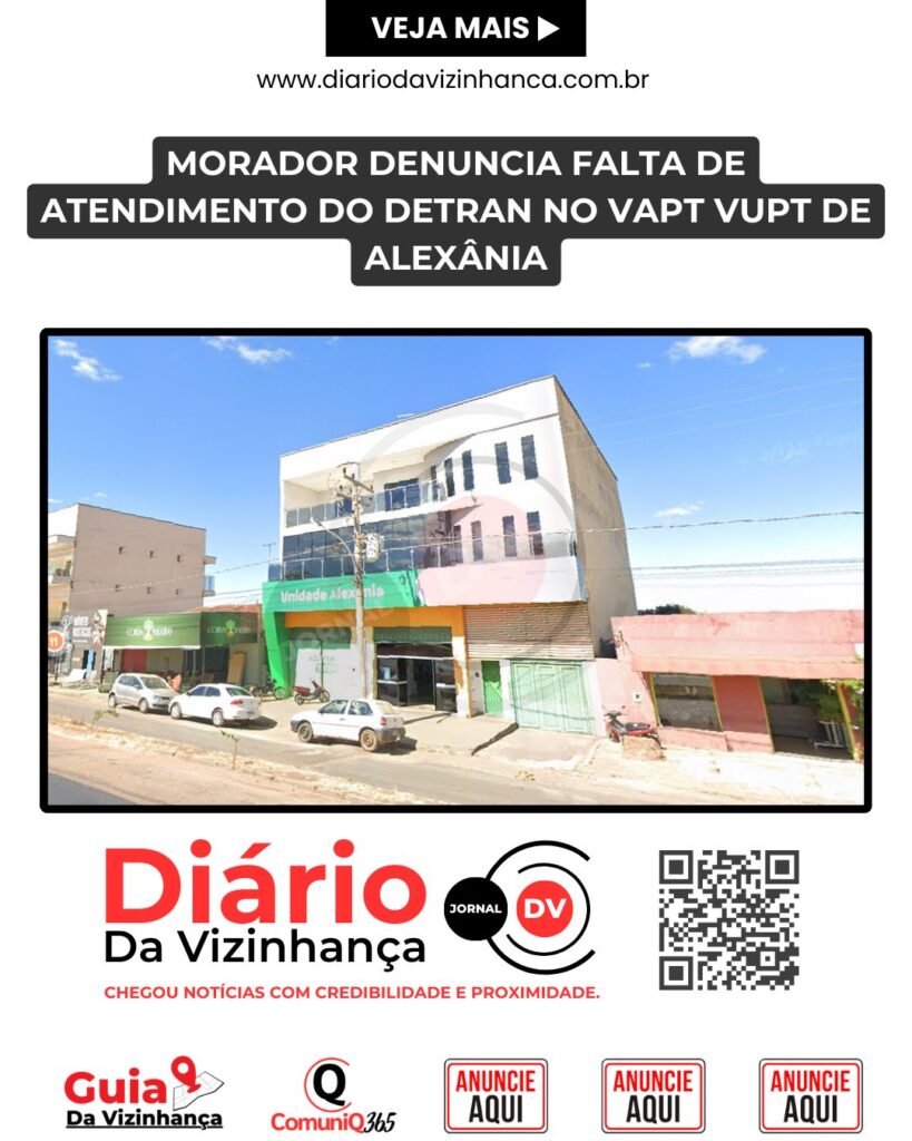 MORADOR DENUNCIA FALTA DE ATENDIMENTO DO DETRAN NO VAPT VUPT DE ALEXÂNIA