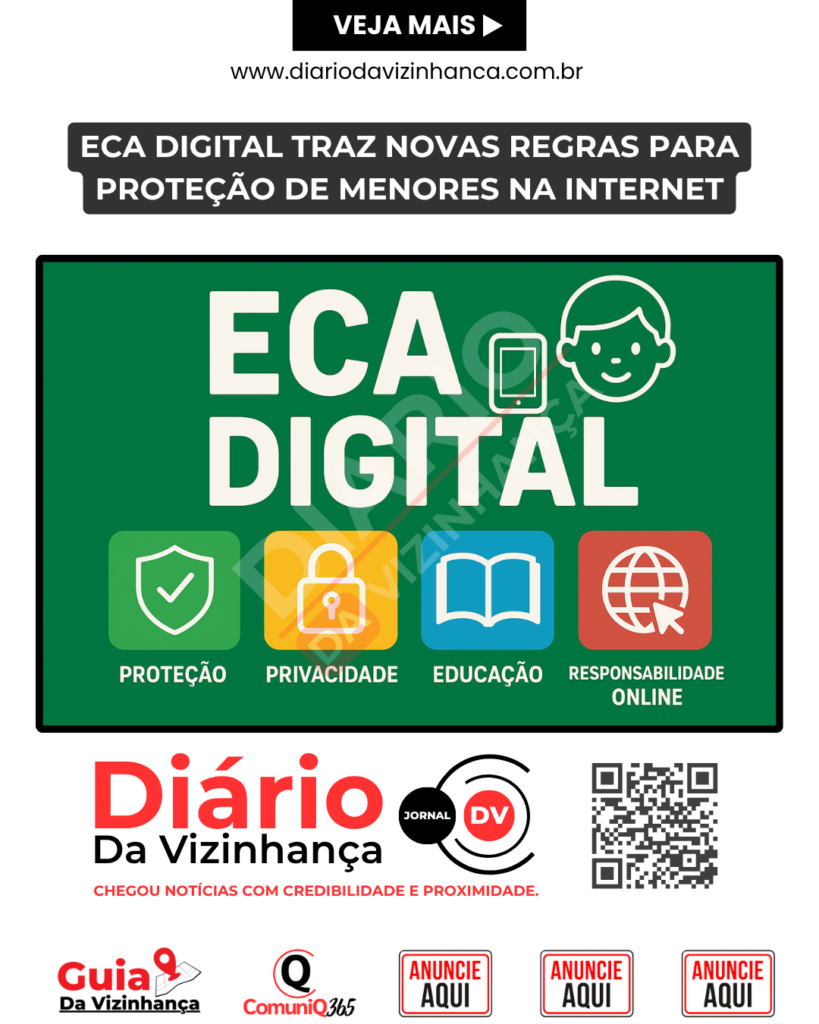 ECA DIGITAL TRAZ NOVAS REGRAS PARA PROTEÇÃO DE MENORES NA INTERNET