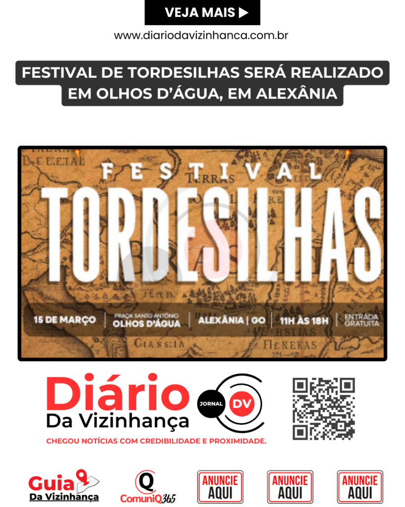 FESTIVAL DE TORDESILHAS SERÁ REALIZADO EM OLHOS D’ÁGUA, EM ALEXÂNIA