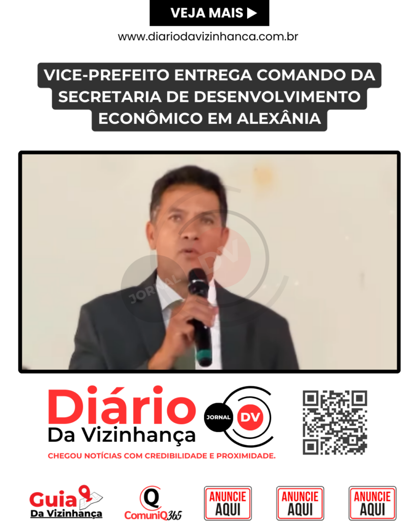 VICE-PREFEITO ENTREGA COMANDO DA SECRETARIA DE DESENVOLVIMENTO ECONÔMICO EM ALEXÂNIA