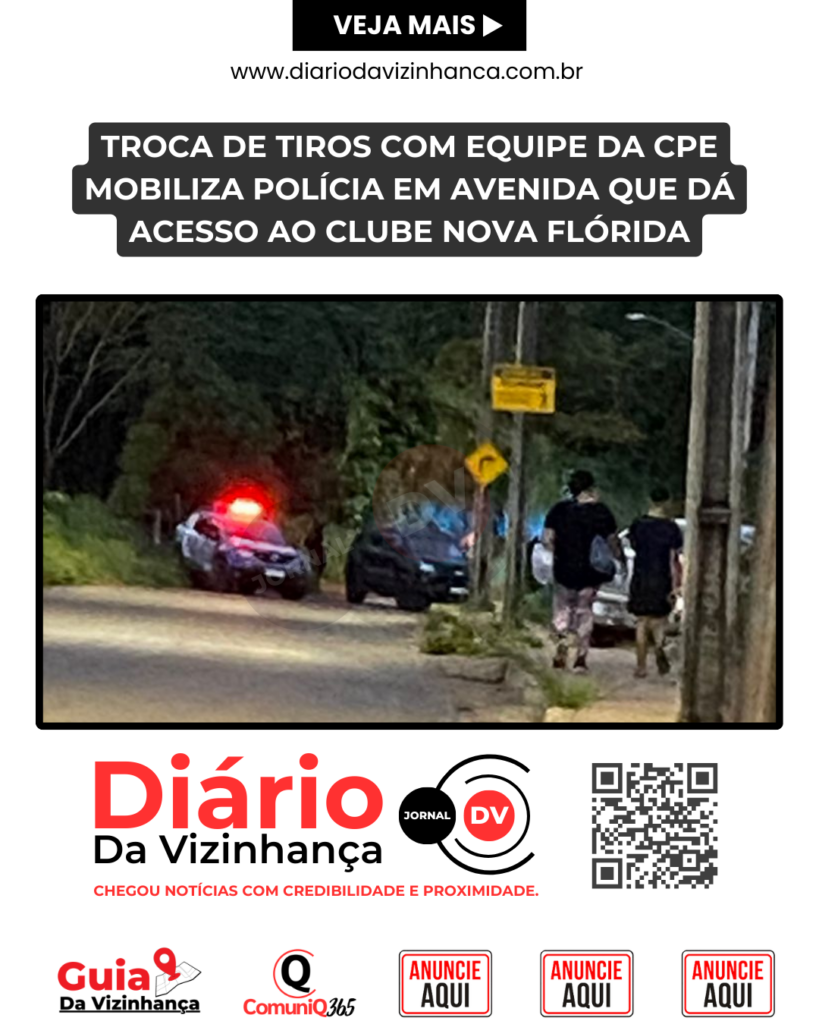 TROCA DE TIROS COM EQUIPE DA CPE MOBILIZA POLÍCIA EM AVENIDA QUE DÁ ACESSO AO CLUBE NOVA FLÓRIDA