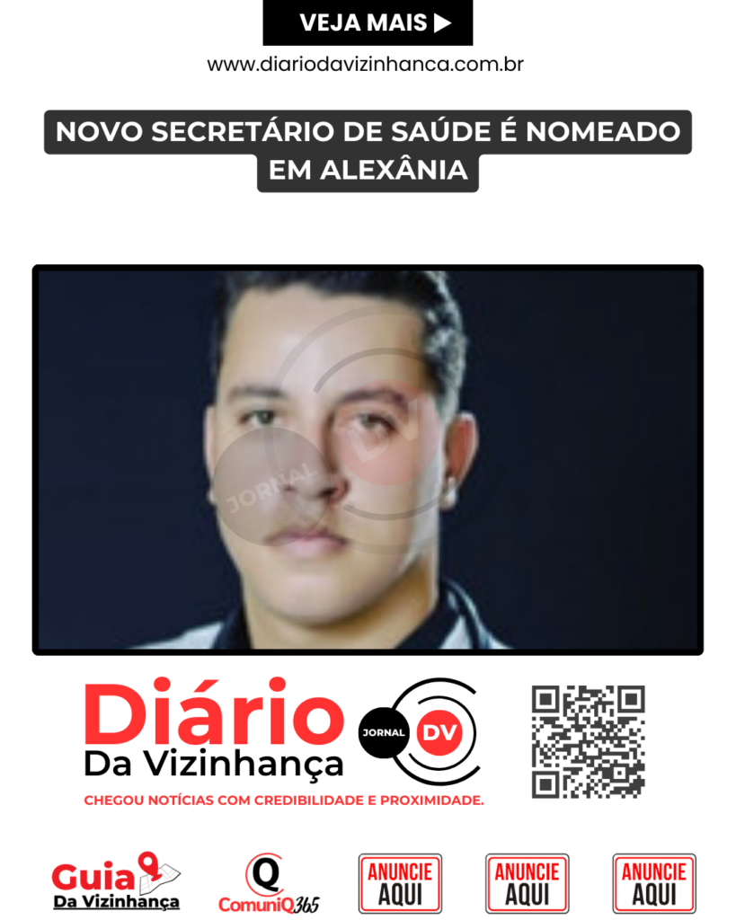 NOVO SECRETÁRIO DE SAÚDE É NOMEADO EM ALEXÂNIA
