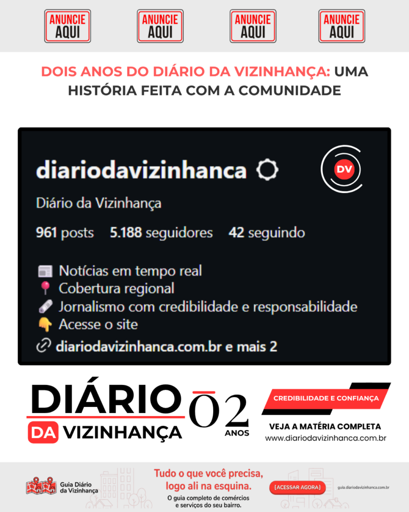 DOIS ANOS DO DIÁRIO DA VIZINHANÇA: UMA HISTÓRIA FEITA COM A COMUNIDADE