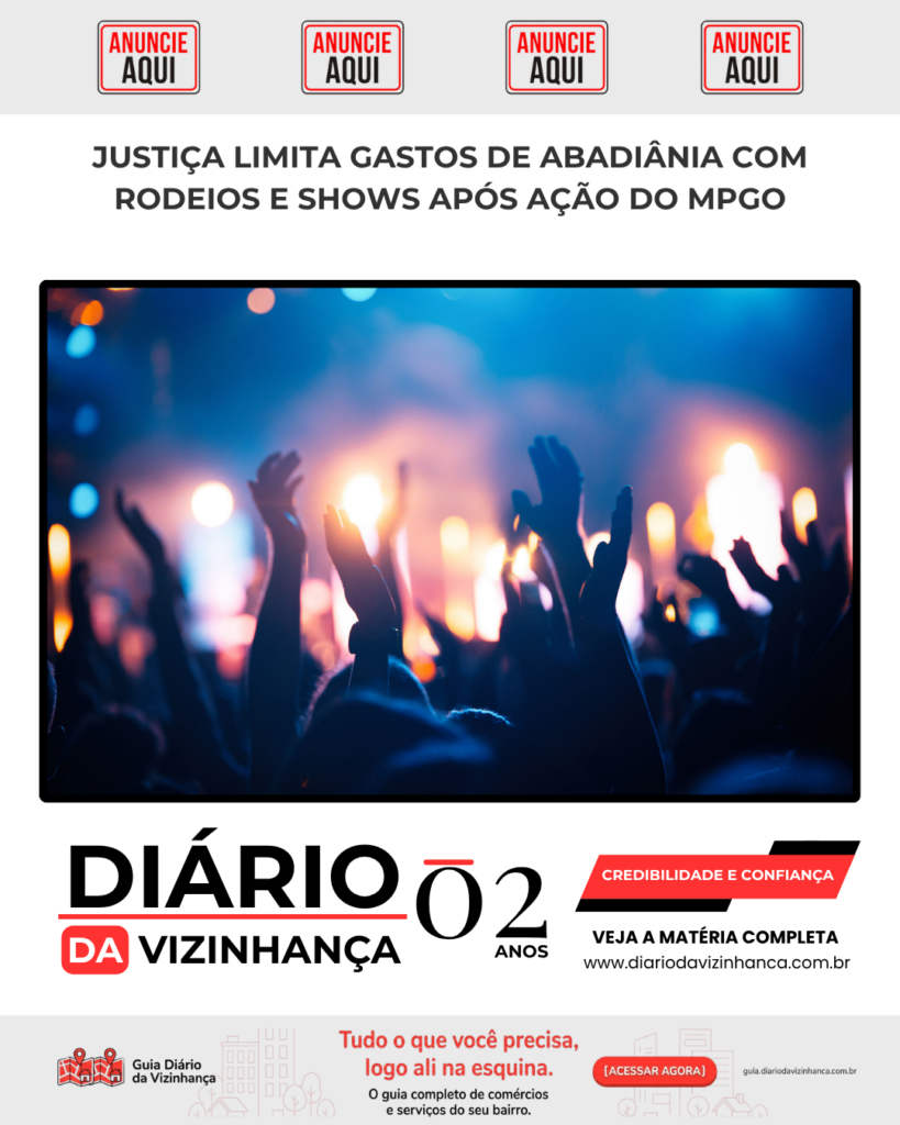JUSTIÇA LIMITA GASTOS DE ABADIÂNIA COM RODEIOS E SHOWS APÓS AÇÃO DO MPGO