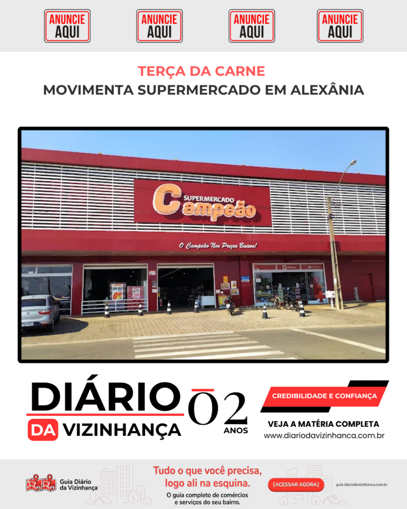 TERÇA DA CARNE MOVIMENTA SUPERMERCADO EM ALEXÂNIA