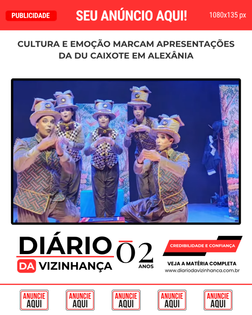 CULTURA E EMOÇÃO MARCAM APRESENTAÇÕES DA DU CAIXOTE EM ALEXÂNIA